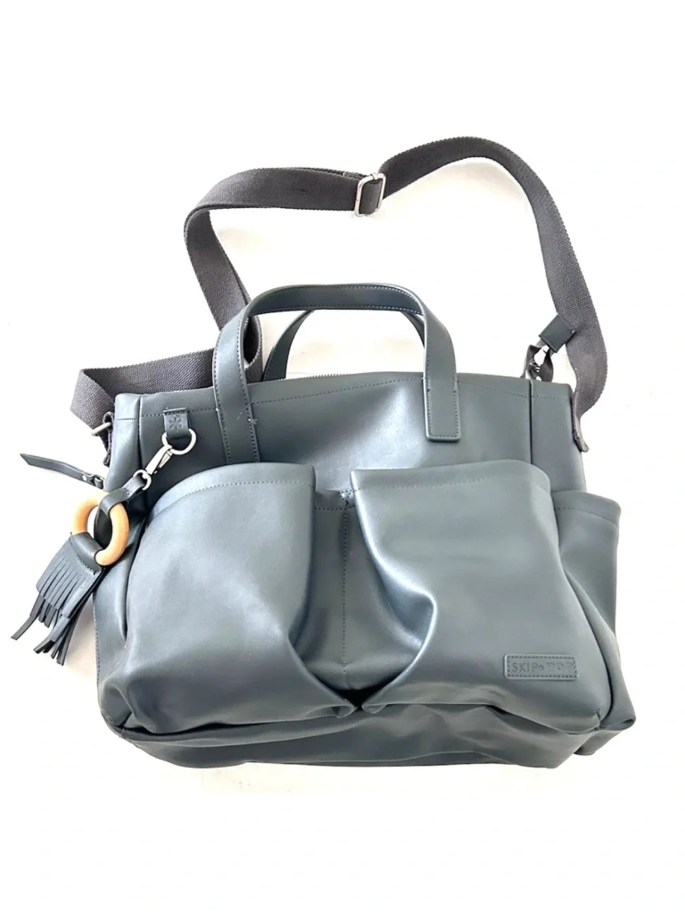 Skip Hop | Greenwich Simply Chic Diaper Bag Smoke Tote Changing Bag